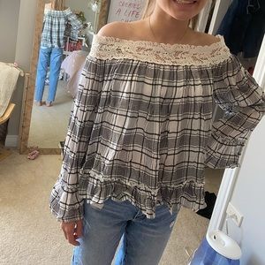 Loft off shoulder top - xs